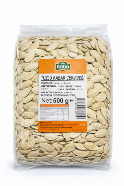 TUZLU KABAK ÇEKİRDEĞİ 500 g